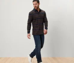 Langarm-Poloshirt