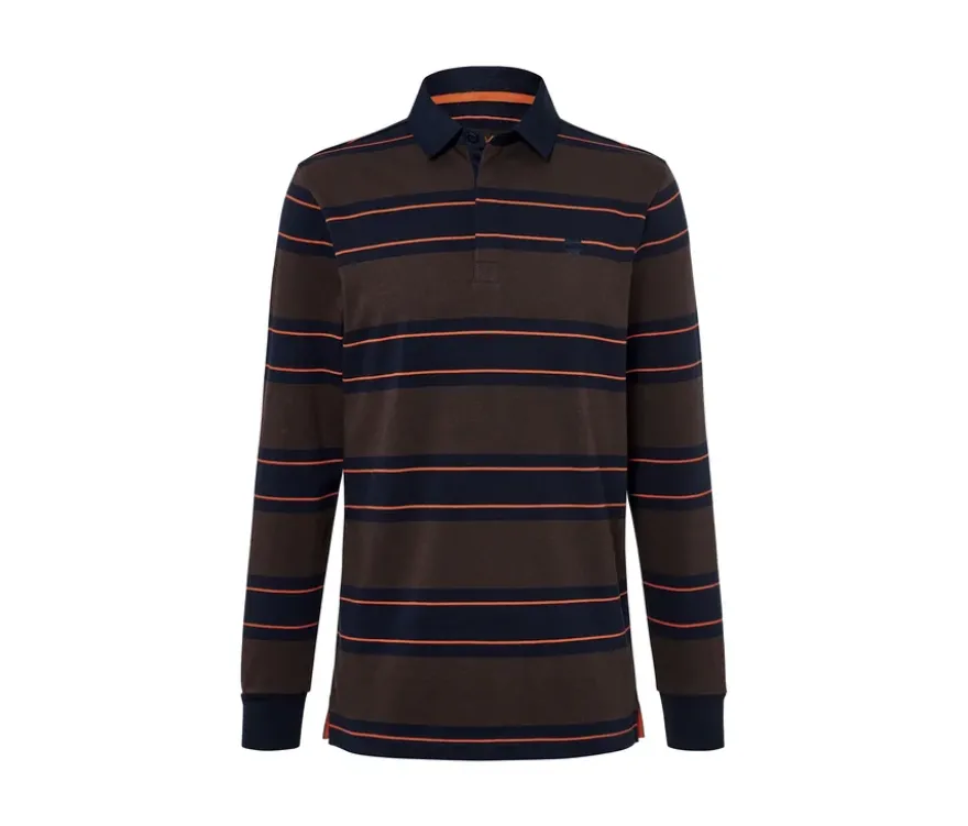 Langarm-Poloshirt