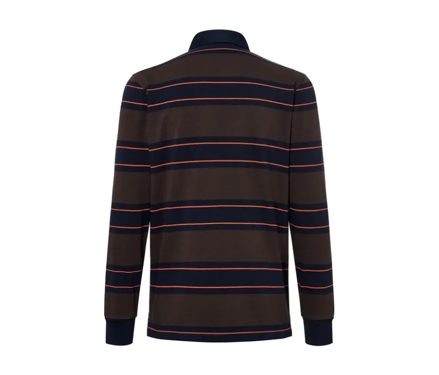 Langarm-Poloshirt