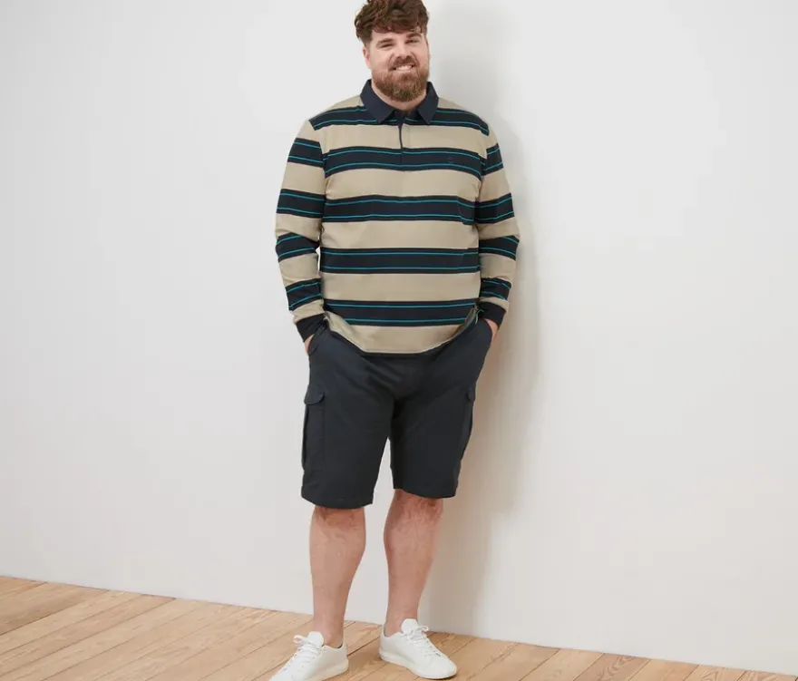 Langarm-Poloshirt