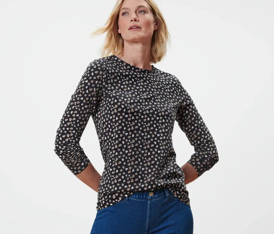 Langarmshirt mit Alloverprint