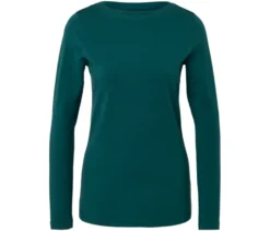 Langarmshirt, petrol