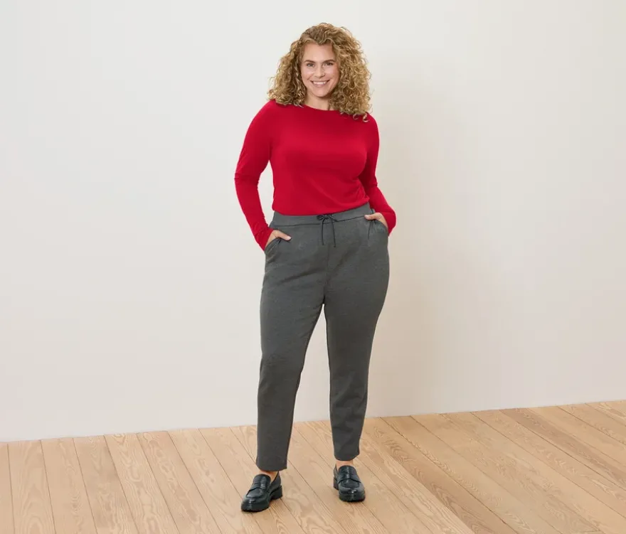 Langarmshirt, rot