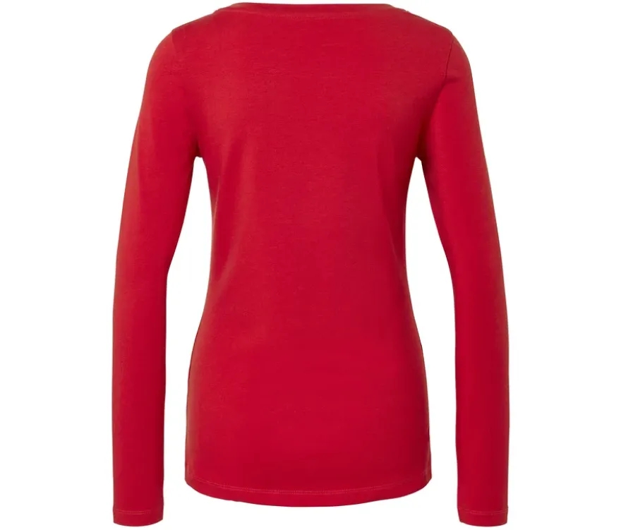 Langarmshirt, rot