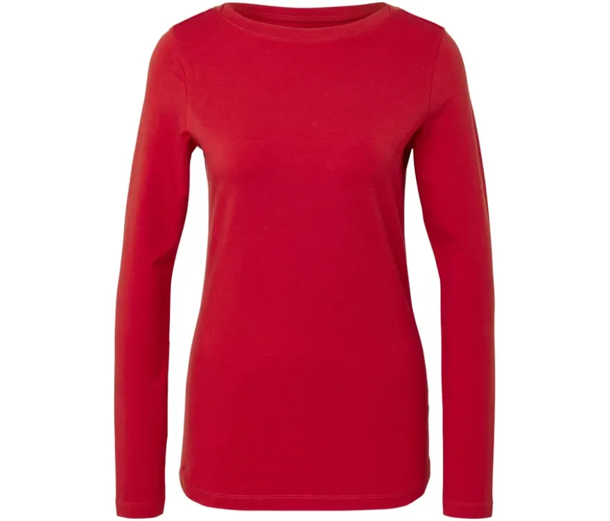 Langarmshirt, rot