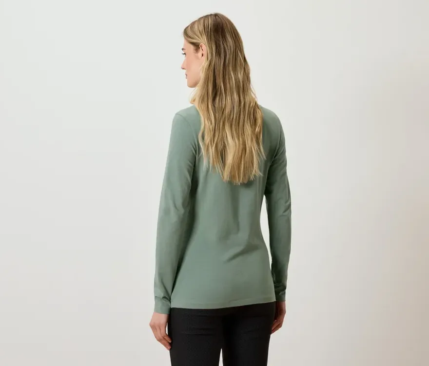 Langarmshirt, salbei