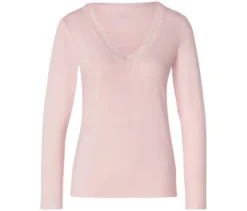 Langarm-Unterhemd, rosa