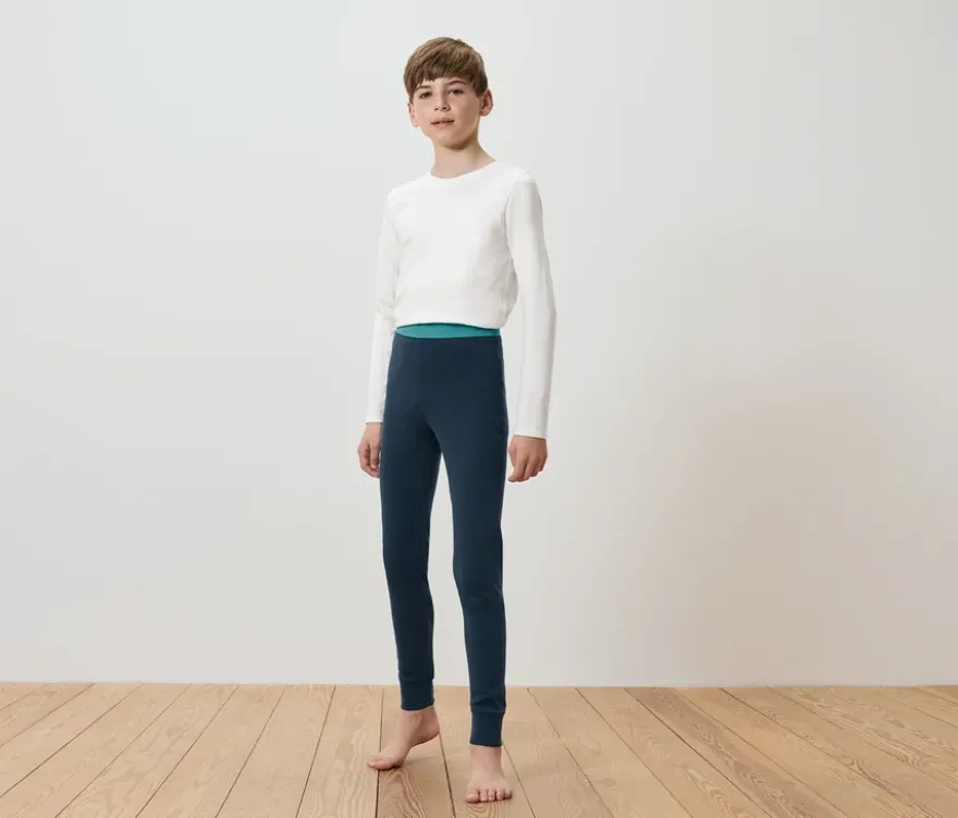 2 lange Kinder-Winterunterhosen