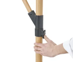 Leco Ampelschirm* Ø 300 cm, inkl. Schirmständer und Abdeckhaube, beige