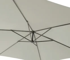 Leco Ampelschirm* Ø 300 cm, inkl. Schirmständer und Abdeckhaube, hellgrau