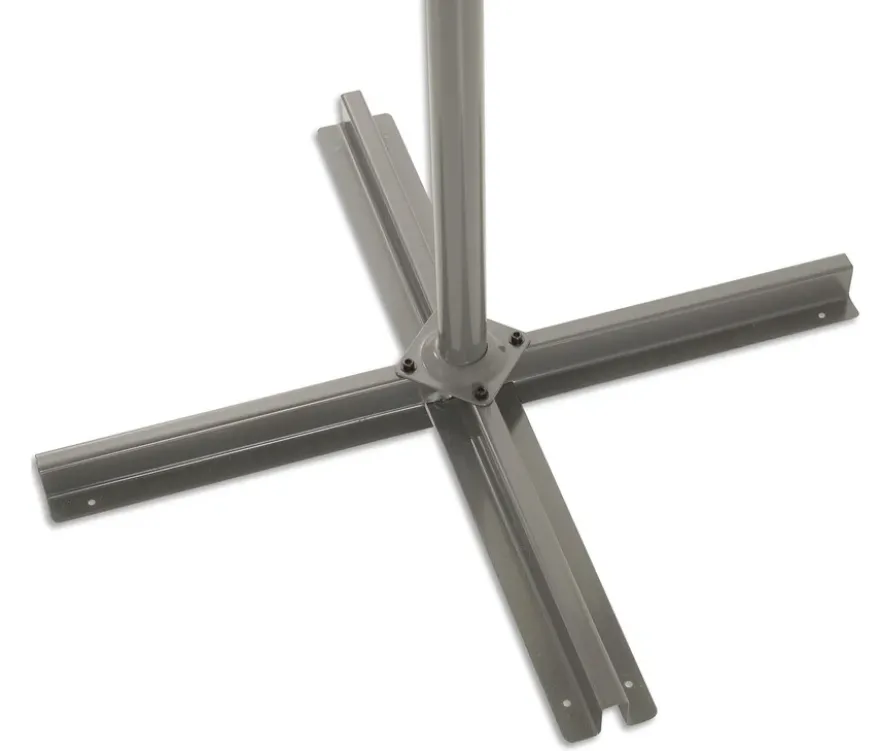 Leco Ampelschirm* Ø 300 cm, inkl. Schirmständer und Abdeckhaube, hellgrau