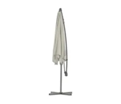 Leco Ampelschirm* Ø 300 cm, inkl. Schirmständer und Abdeckhaube, hellgrau