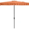 Leco Balkon-Sonnenschirm, 230 x 130 cm, orange