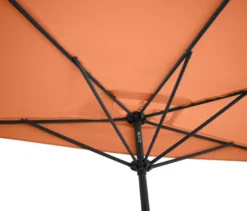 Leco Balkon-Sonnenschirm, 230 x 130 cm, orange