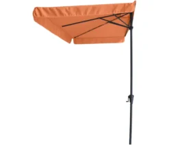 Leco Balkon-Sonnenschirm, 230 x 130 cm, orange
