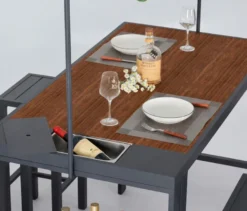 Leco Bartisch und 4 Hocker