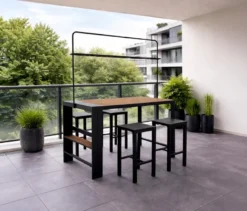 Leco Bartisch und 4 Hocker