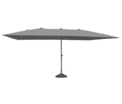 Leco Doppelsonnenschirm, 270 x 460 cm*, anthrazit