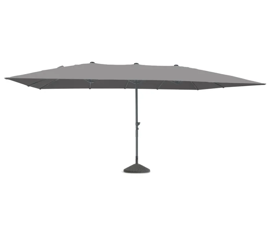 Leco Doppelsonnenschirm, 270 x 460 cm*, anthrazit