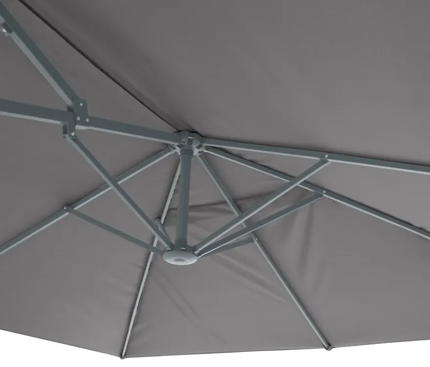 Leco Doppelsonnenschirm, 270 x 460 cm*, anthrazit