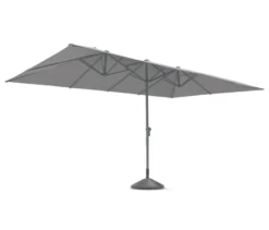Leco Doppelsonnenschirm, 270 x 460 cm*, anthrazit