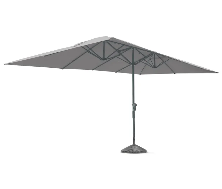 Leco Doppelsonnenschirm, 270 x 460 cm*, anthrazit