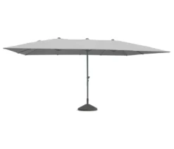 Leco Doppelsonnenschirm, 270 x 460 cm*, hellgrau