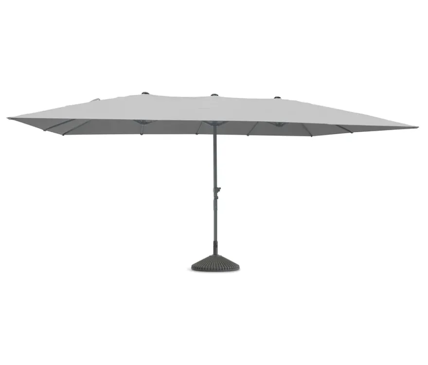 Leco Doppelsonnenschirm, 270 x 460 cm*, hellgrau