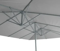 Leco Doppelsonnenschirm, 270 x 460 cm*, hellgrau