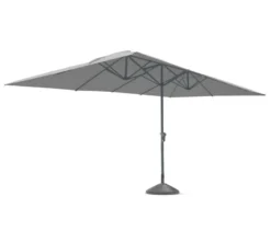 Leco Doppelsonnenschirm, 270 x 460 cm*, hellgrau