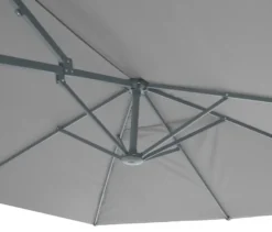 Leco Doppelsonnenschirm, 270 x 460 cm*, hellgrau