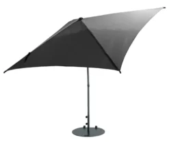 Leco Marktschirm*, 250 x 250 cm, inkl. Abdeckhaube, anthrazit