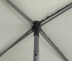Leco Marktschirm*, 250 x 250 cm, inkl. Abdeckhaube, hellgrau