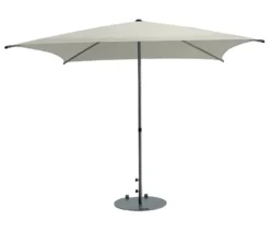 Leco Marktschirm*, 250 x 250 cm, inkl. Abdeckhaube, hellgrau