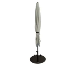 Leco Marktschirm*, 250 x 250 cm, inkl. Abdeckhaube, hellgrau