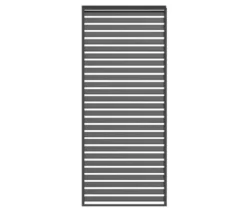 Leco Premium Pergola, 3 x 4 m, inkl. 2 Seitenwänden, anthrazit
