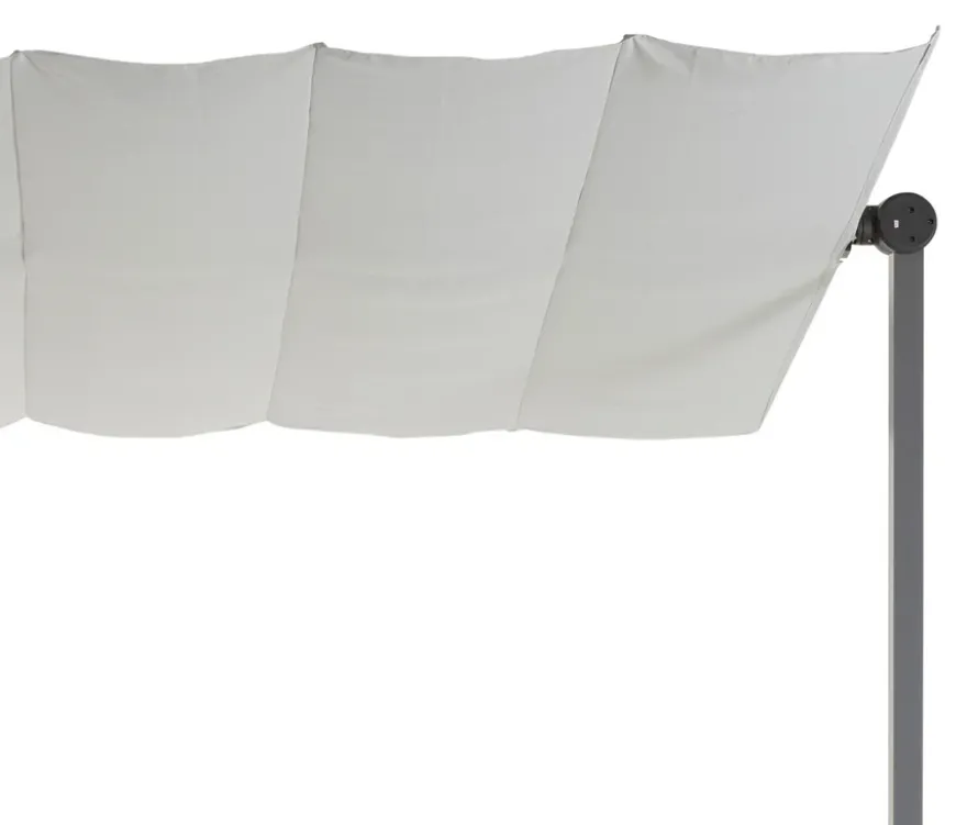 Leco Sonnendach, 400 x 250 cm, hellgrau