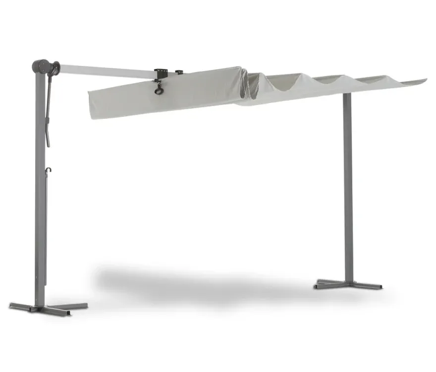 Leco Sonnendach, 400 x 250 cm, hellgrau