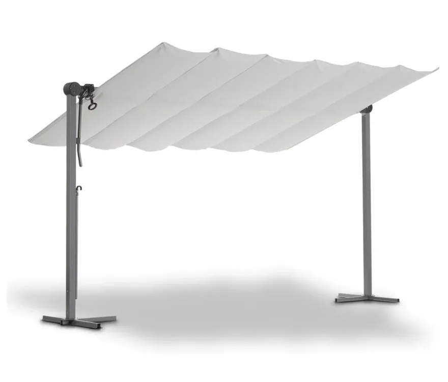 Leco Sonnendach, 400 x 250 cm, hellgrau