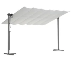 Leco Sonnendach, 400 x 250 cm, hellgrau