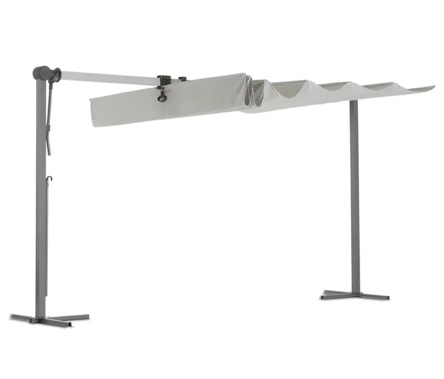 Leco Sonnendach, 400 x 250 cm, hellgrau