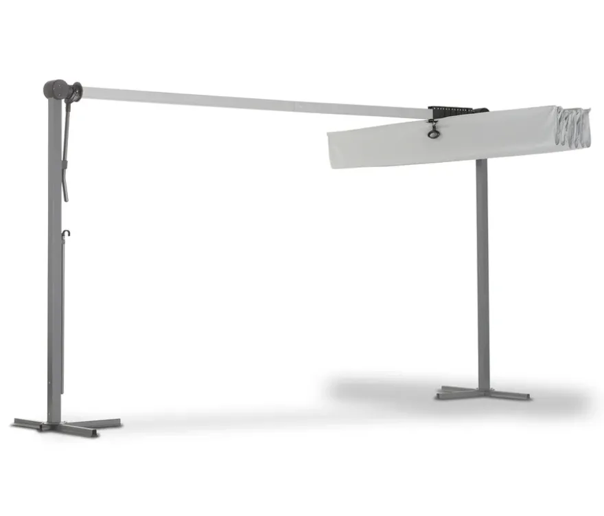 Leco Sonnendach, 400 x 250 cm, hellgrau