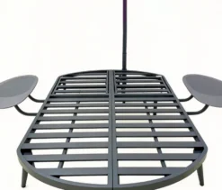 Leco Sonnenliege mit Ampelschirm