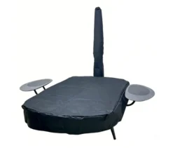 Leco Sonnenliege mit Ampelschirm