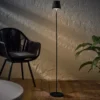LED-Akku-Outdoor-Stehleuchte, schwarz