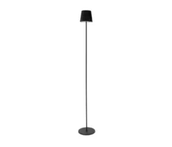 LED-Akku-Outdoor-Stehleuchte, schwarz