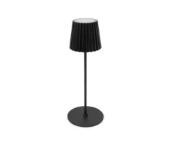 LED-Akku-Outdoor-Tischleuchte, schwarz