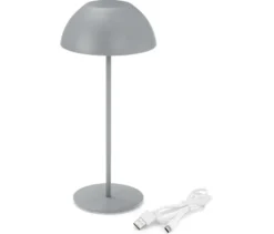 LED-Akku-Tischleuchte, grau
