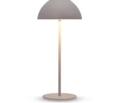 LED-Akku-Tischleuchte, grau