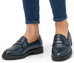 Leder-Loafer